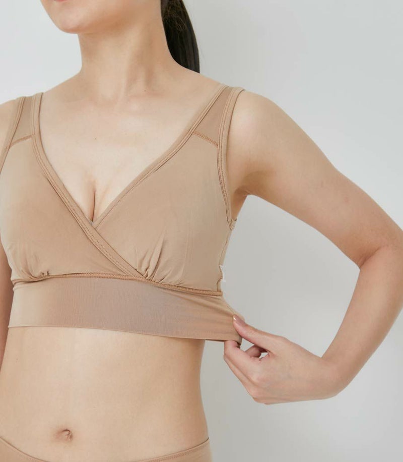 モーブラしゃんと 授乳ブラ 授乳用ブラ マタニティブラ ブラジャー 日本製