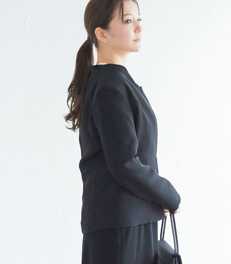 ブラックフォーマルジャケット【授乳服・マタニティウェア・授乳ブラ】