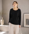 CARINO-DT　ロングスリーブ 授乳服 日本製【授乳服・マタニティウェア・授乳ブラ】