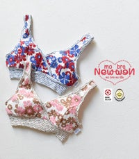 モーブラNewNew フラワー　授乳ブラ　マタニティブラ【授乳服・マタニティウェア・授乳ブラ】