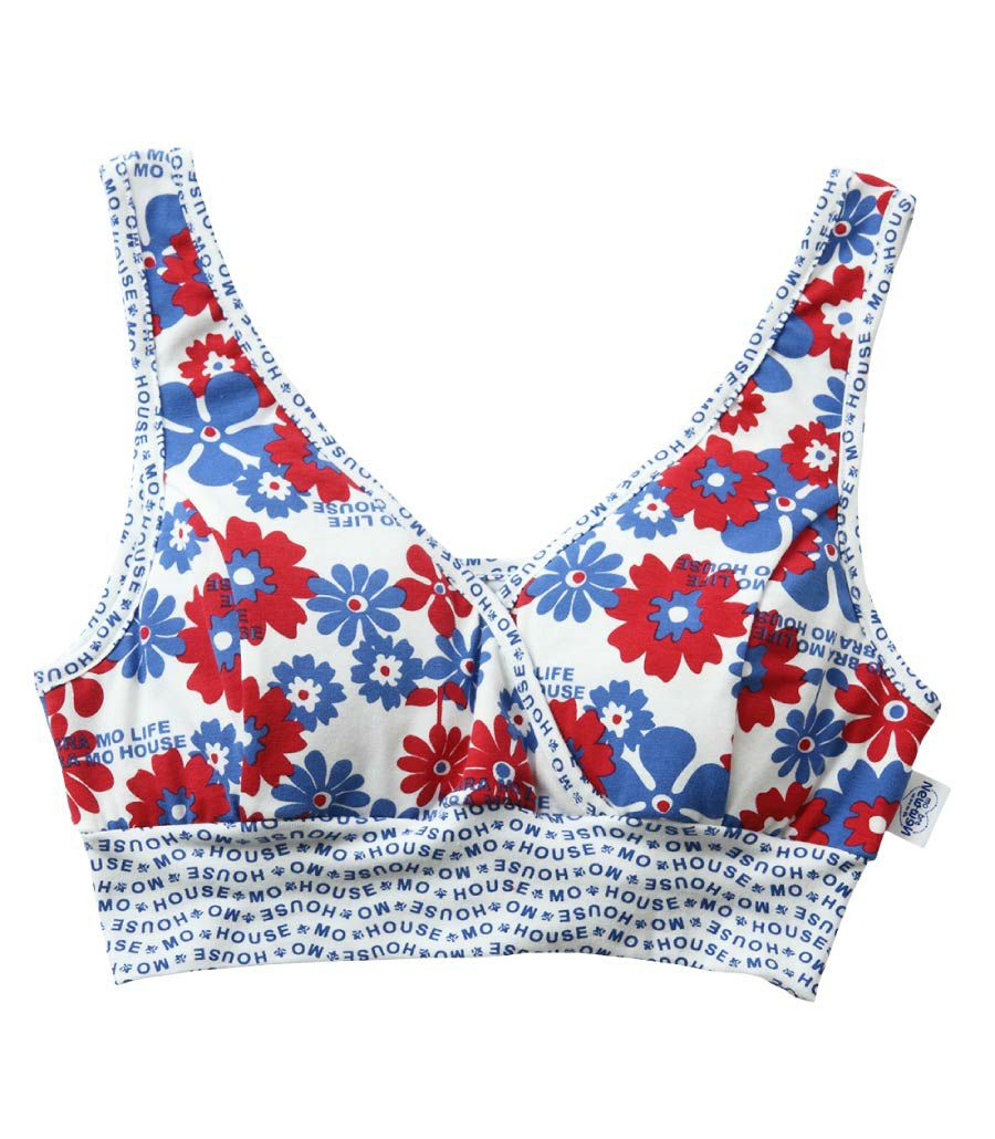 アウトレット特別価格】モーブラNewNew フラワー 授乳ブラ 授乳用ブラ