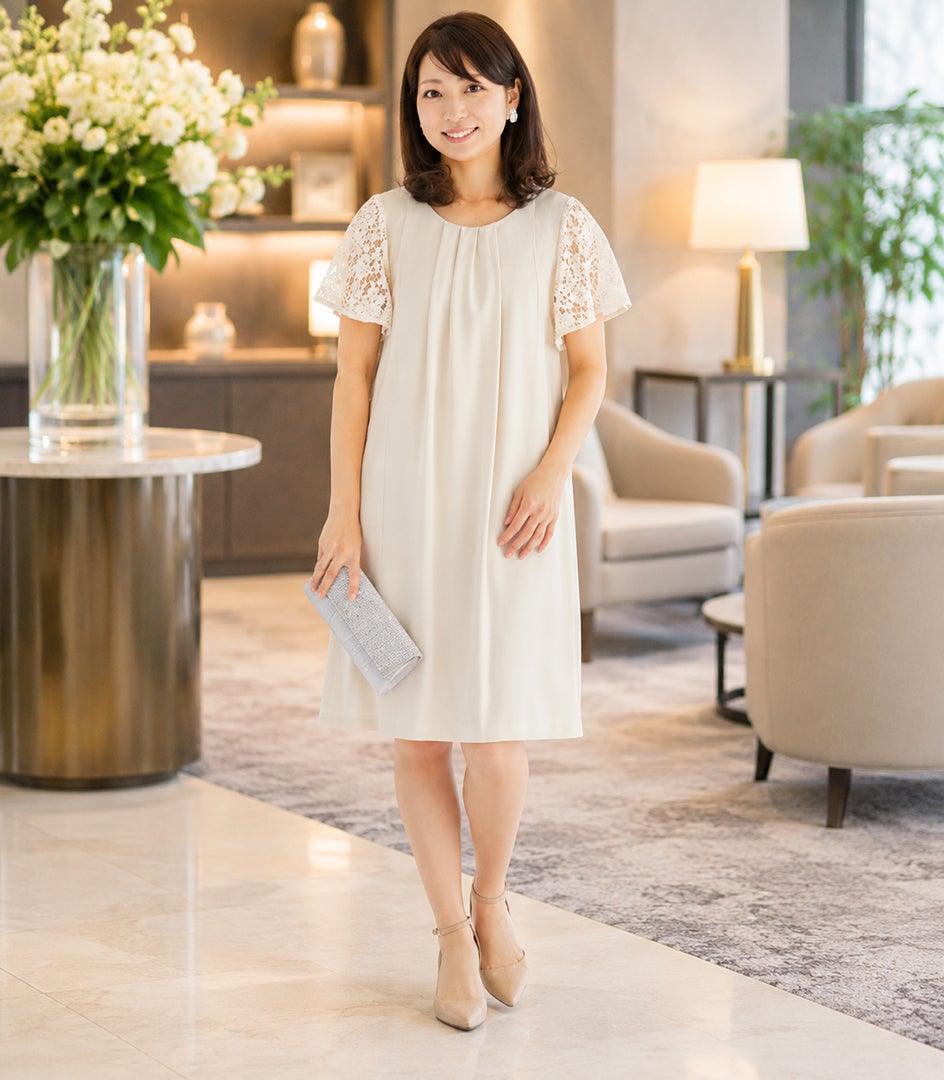 ジョーゼットワンピ 授乳服　マタニティ服 日本製【授乳服・マタニティウェア・授乳ブラ】