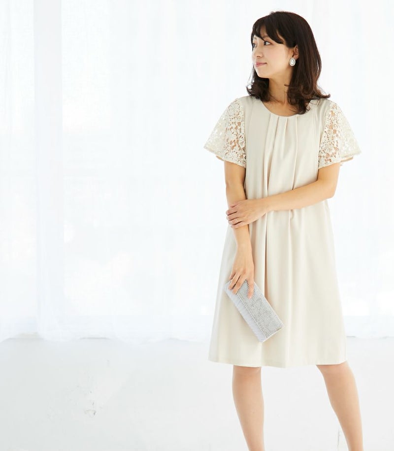 ジョーゼットワンピ 授乳服　マタニティ服 日本製【授乳服・マタニティウェア・授乳ブラ】