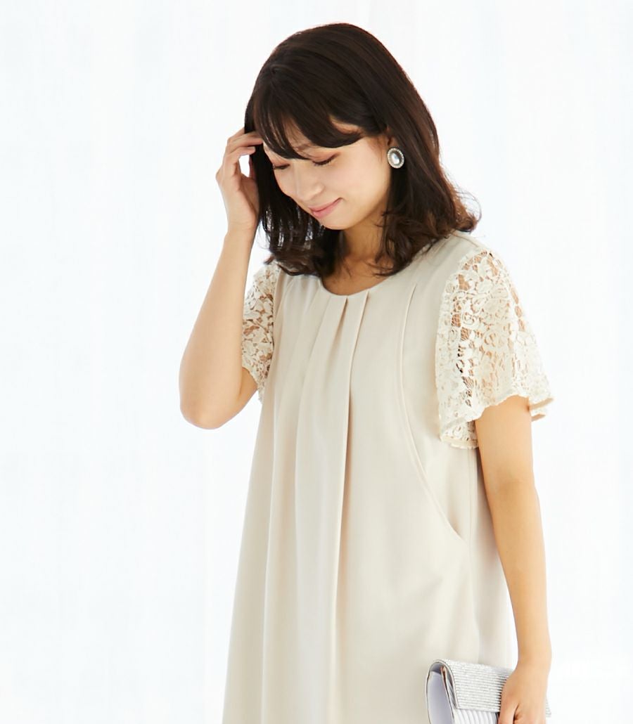 ジョーゼットワンピ 授乳服 マタニティ服 日本製 授乳服 マタニティ服