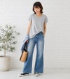 CARINO-DT　チュニックショートスリーブ 授乳服 日本製【授乳服・マタニティウェア・授乳ブラ】