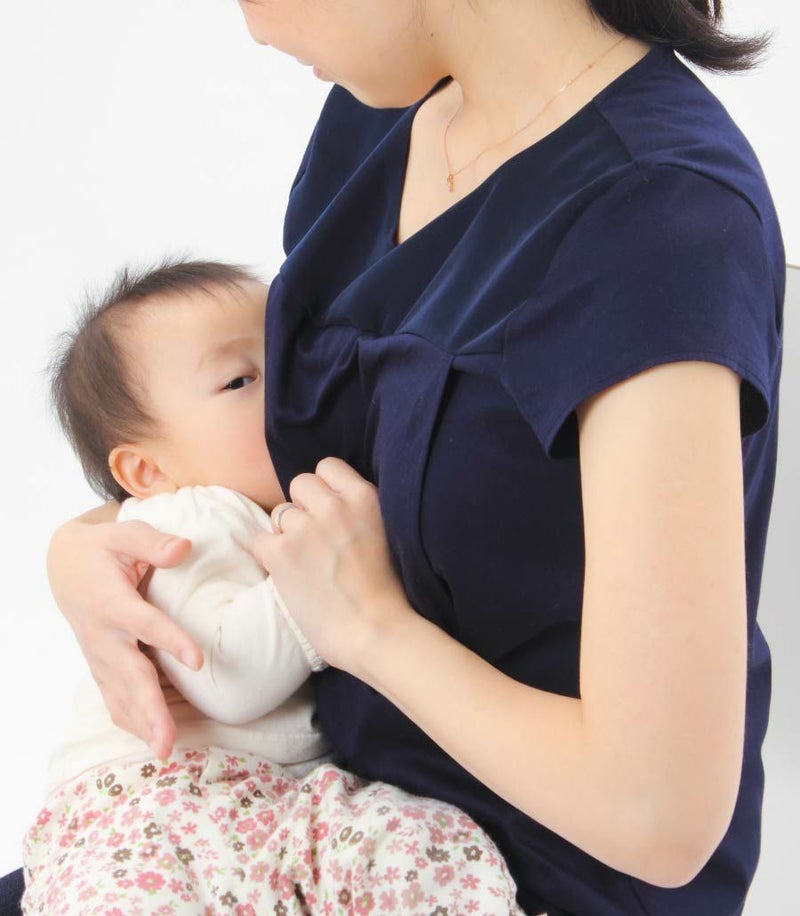 シルキーフレンチトップス 授乳服 日本製