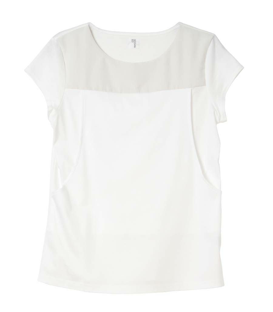 シルキーフレンチトップス 授乳服 日本製【授乳服・マタニティウェア・授乳ブラ】