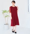 リボンスリーブワンピース 授乳服 マタニティ服 フォーマル授乳服 日本製【授乳服・マタニティウェア・授乳ブラ】