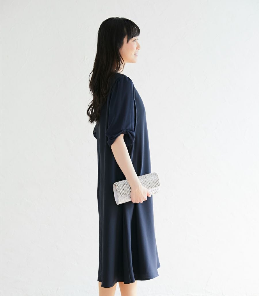上品で落ち着いた雰囲気のワンピ/【フォーマルフェア10%OFF】リボン