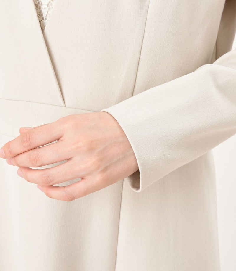 【会員様限定レンタル】クラシカルレース フォーマル授乳服 日本製【授乳服・マタニティウェア・授乳ブラ】