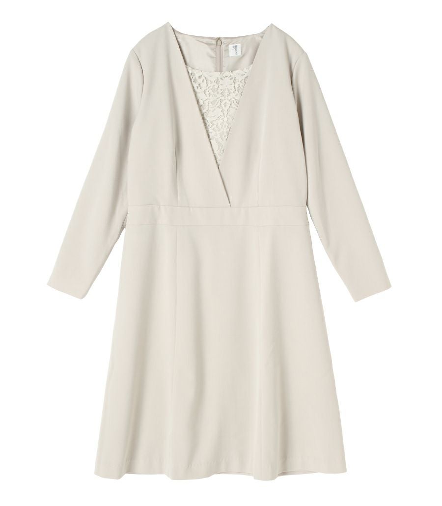 【会員様限定レンタル】クラシカルレース フォーマル授乳服 日本製【授乳服・マタニティウェア・授乳ブラ】