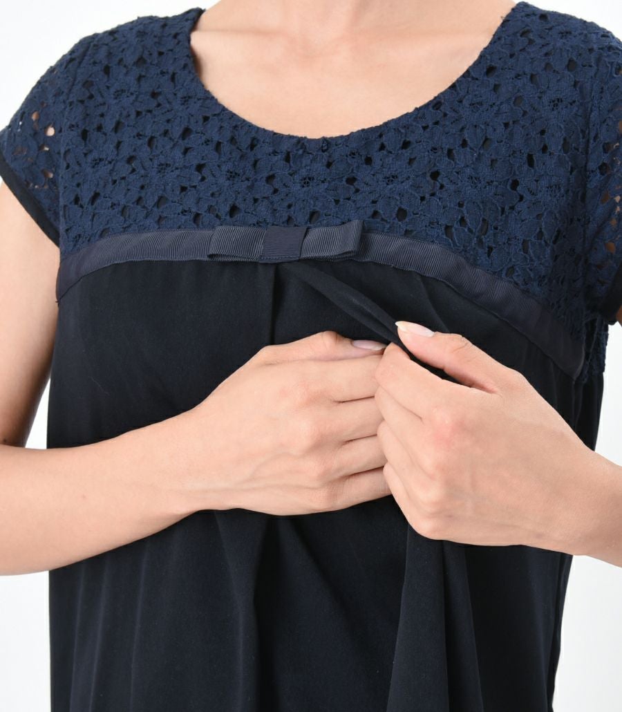 【会員様限定レンタル】カペラ フォーマル 授乳服日本製【授乳服・マタニティウェア・授乳ブラ】