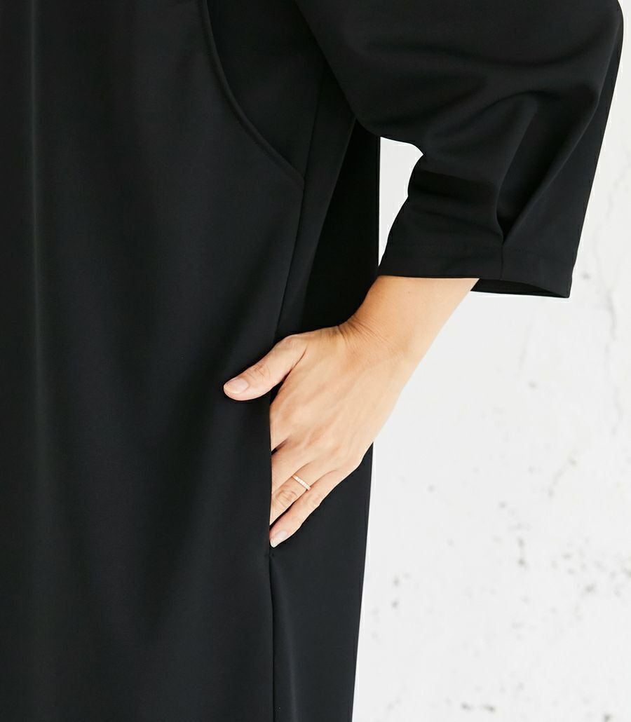 【会員様限定レンタル】バックリボンワンピース  フォーマル授乳服 日本製【授乳服・マタニティウェア・授乳ブラ】