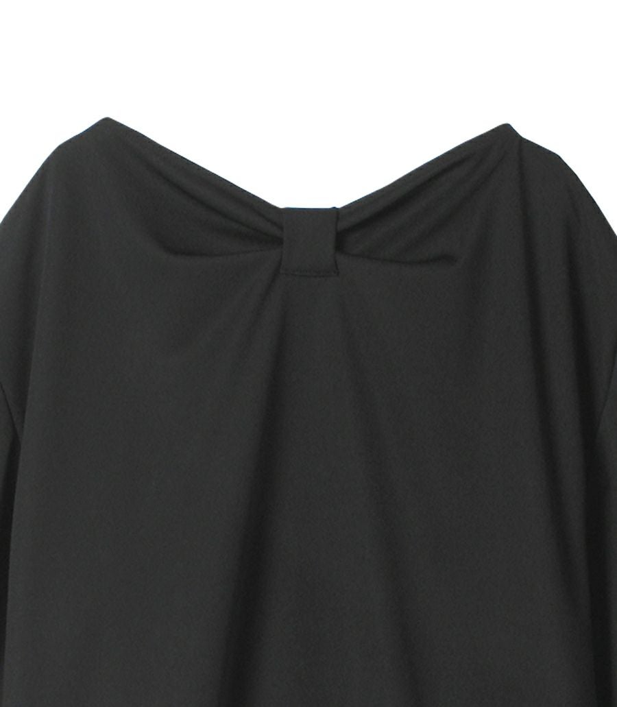 【会員様限定レンタル】バックリボンワンピース  フォーマル授乳服 日本製【授乳服・マタニティウェア・授乳ブラ】