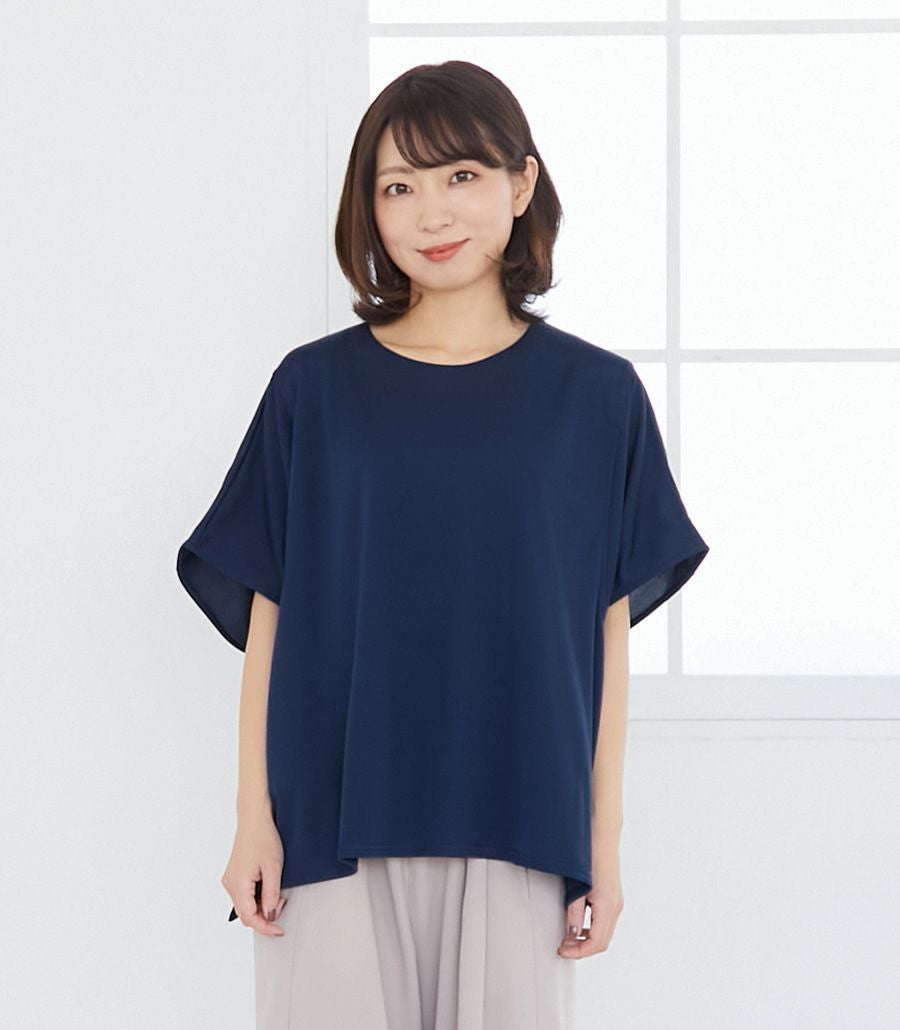 吸水速乾Tシャツ(防災Tシャツ) 授乳服 マタニティ服 日本製 授乳服