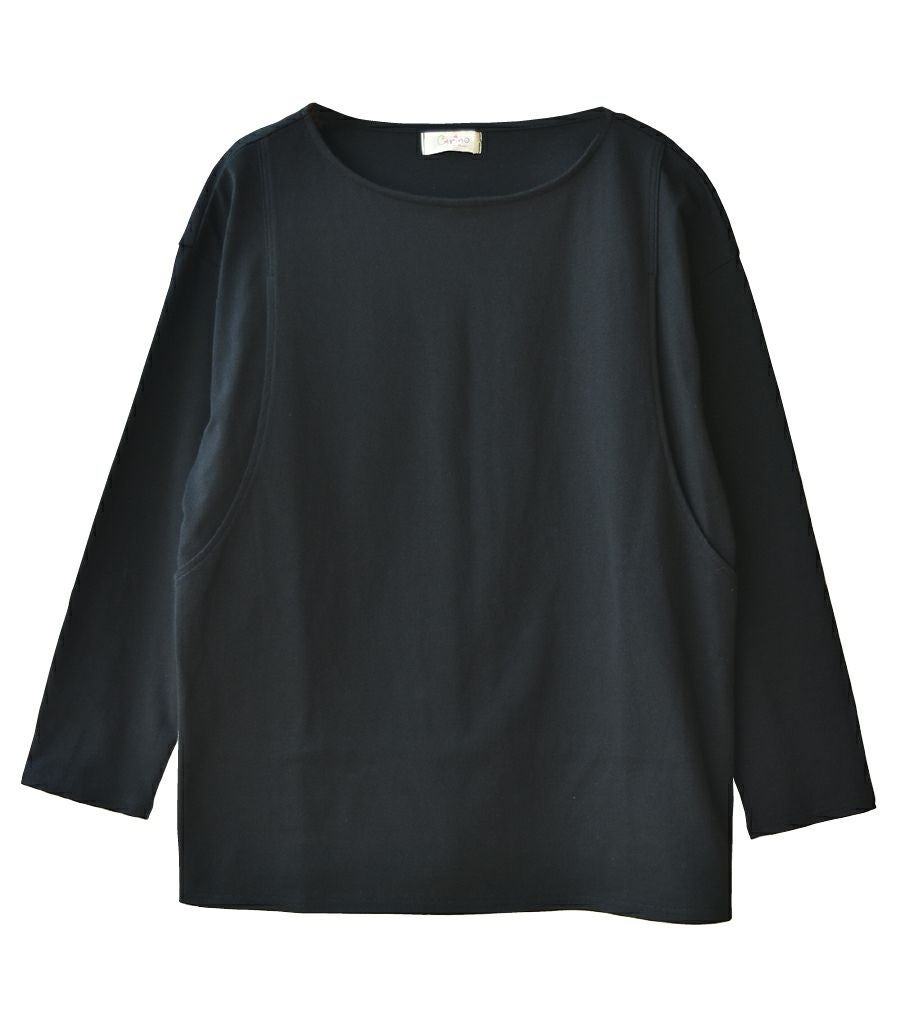 毎日着たくなる着心地/CARINO ベーシックT（長袖） 授乳服 日本製