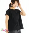 CARINO ベーシックT（半袖） 日本製【授乳服・マタニティウェア・授乳ブラ】