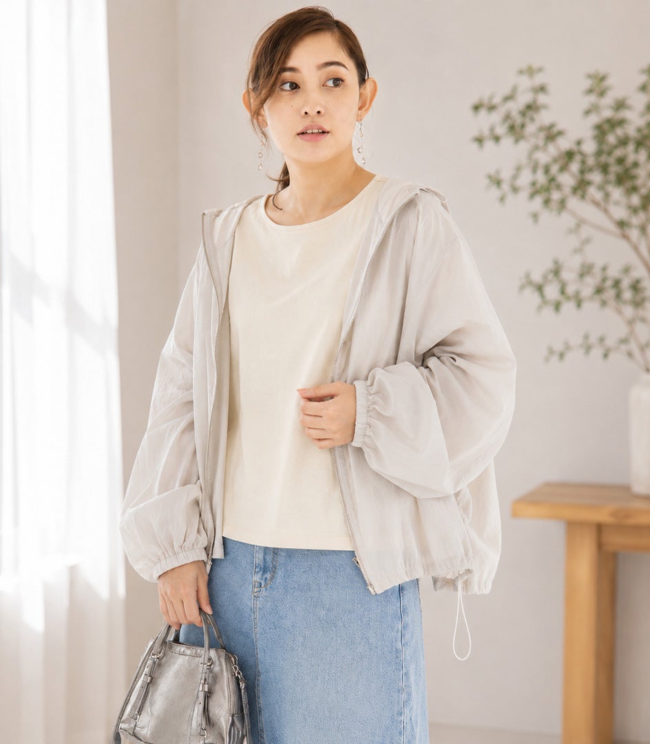CARINO ベーシックT（半袖） 日本製【授乳服・マタニティウェア・授乳ブラ】