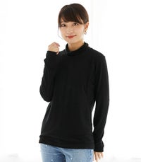 タートルウォームロンT 授乳服 マタニティ服 日本製【授乳服・マタニティウェア・授乳ブラ】