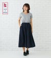 ピンタックスカート マタニティ服 マタ二ティスカート ネパール製【授乳服・マタニティウェア・授乳ブラ】