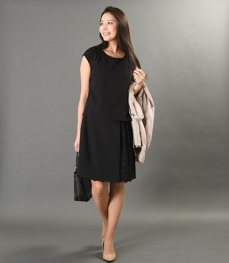 【会員様限定レンタル】 QOOL Lacier（レーシア）フォーマル授乳服 日本製【授乳服・マタニティウェア・授乳ブラ】