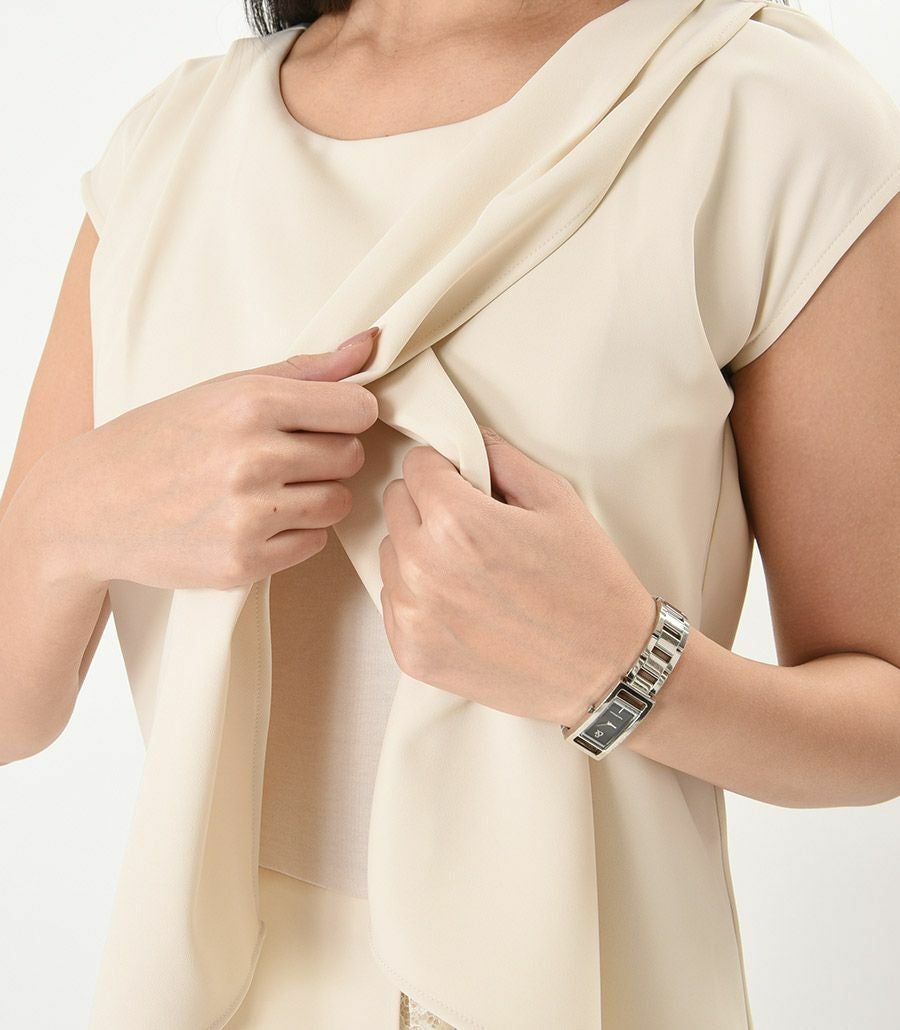 【会員様限定レンタル】 QOOL Lacier（レーシア）フォーマル授乳服 日本製【授乳服・マタニティウェア・授乳ブラ】