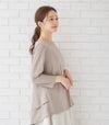 ダブルフレアーカットソー 授乳服 マタニティ服 日本製【授乳服・マタニティウェア・授乳ブラ】
