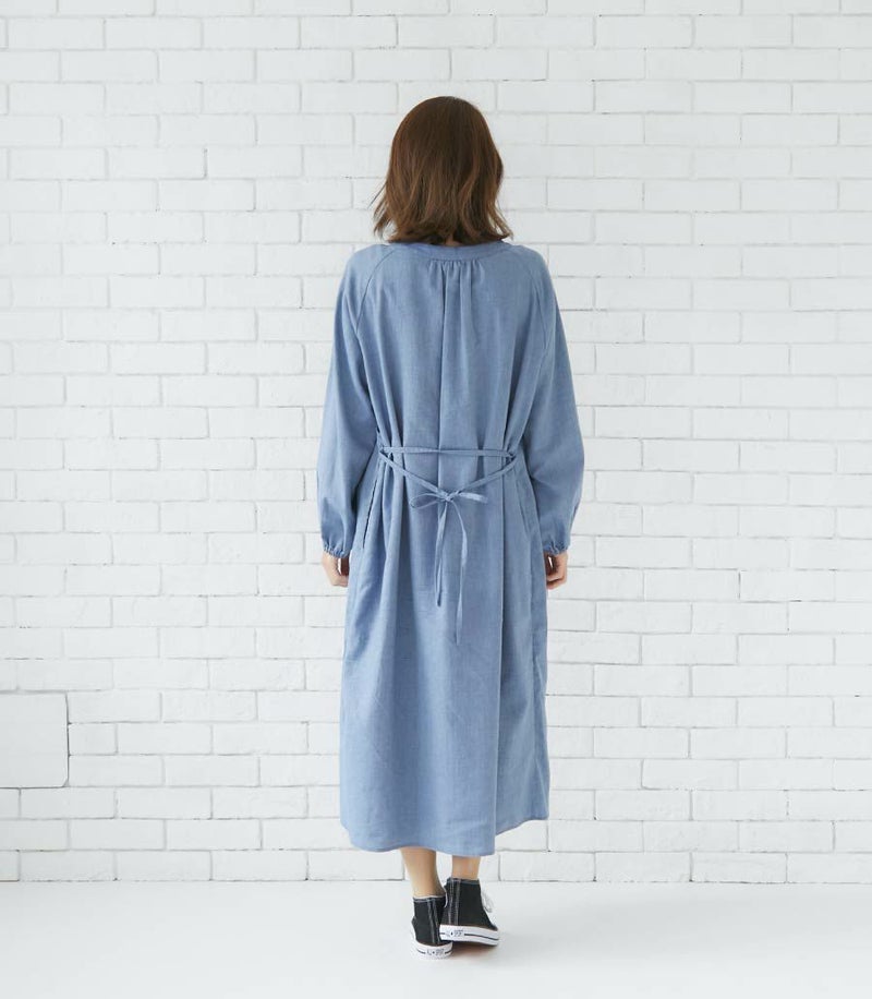 【試着OK】オーガニックビエラワンピース 授乳服 マタニティ服 日本製【授乳服・マタニティウェア・授乳ブラ】