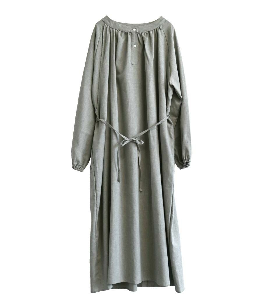 ふんわり着心地抜群のオーガニック素材ワンピース/オーガニックビエラ