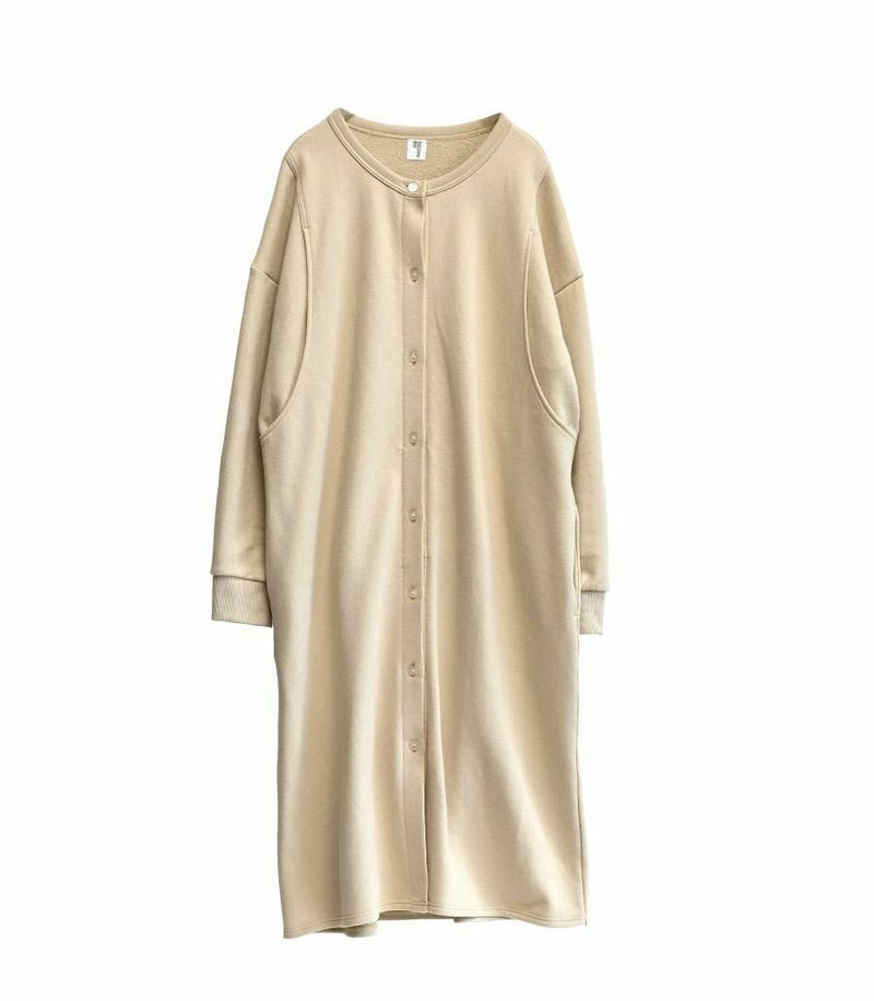 【試着OK】コットン裏毛パジャマワンピース　授乳服 マタニティ服 日本製【授乳服・マタニティウェア・授乳ブラ】