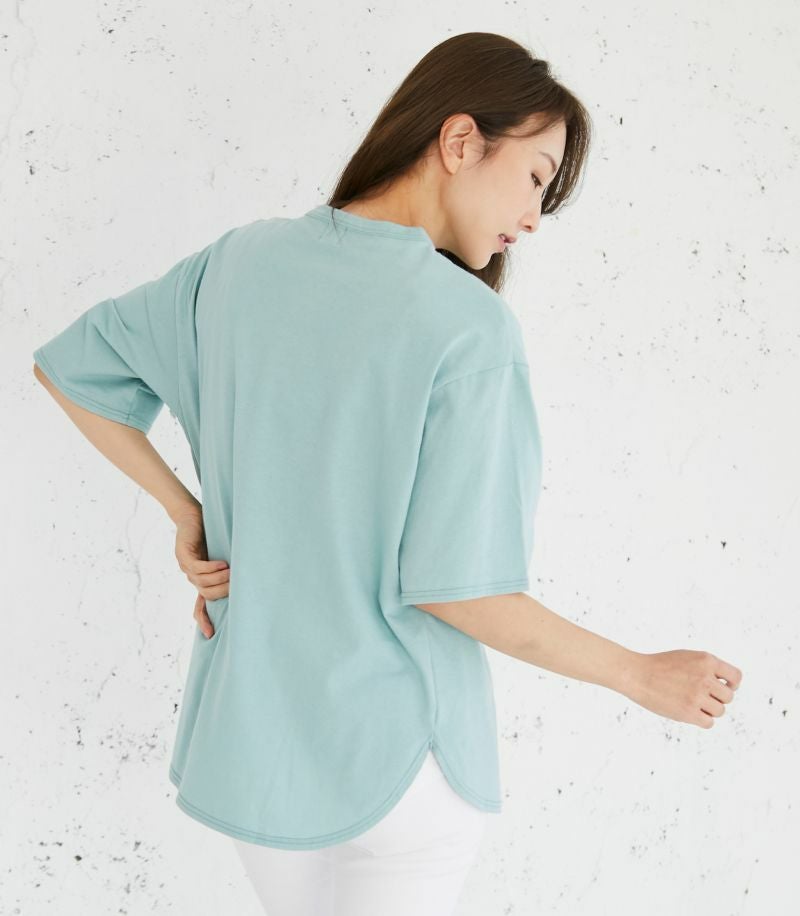 シンプルTシャツ 授乳服 マタニティ服 日本製