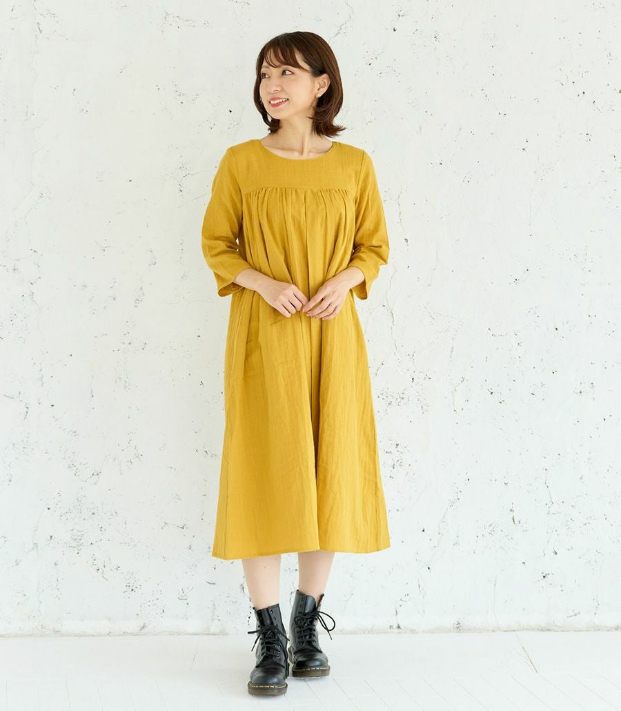GWセール20%OFF】ふんわりガーゼワンピース 授乳服 マタニティ服 日本