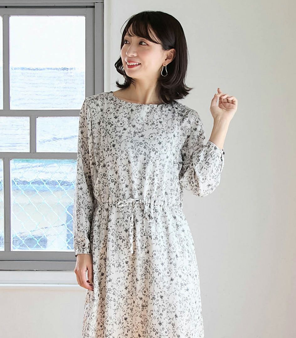 美品★モーハウス　日本製　授乳用ワンピース スムースリボンワンピース 授乳服 日本製 | 授乳服・マタニティウェア