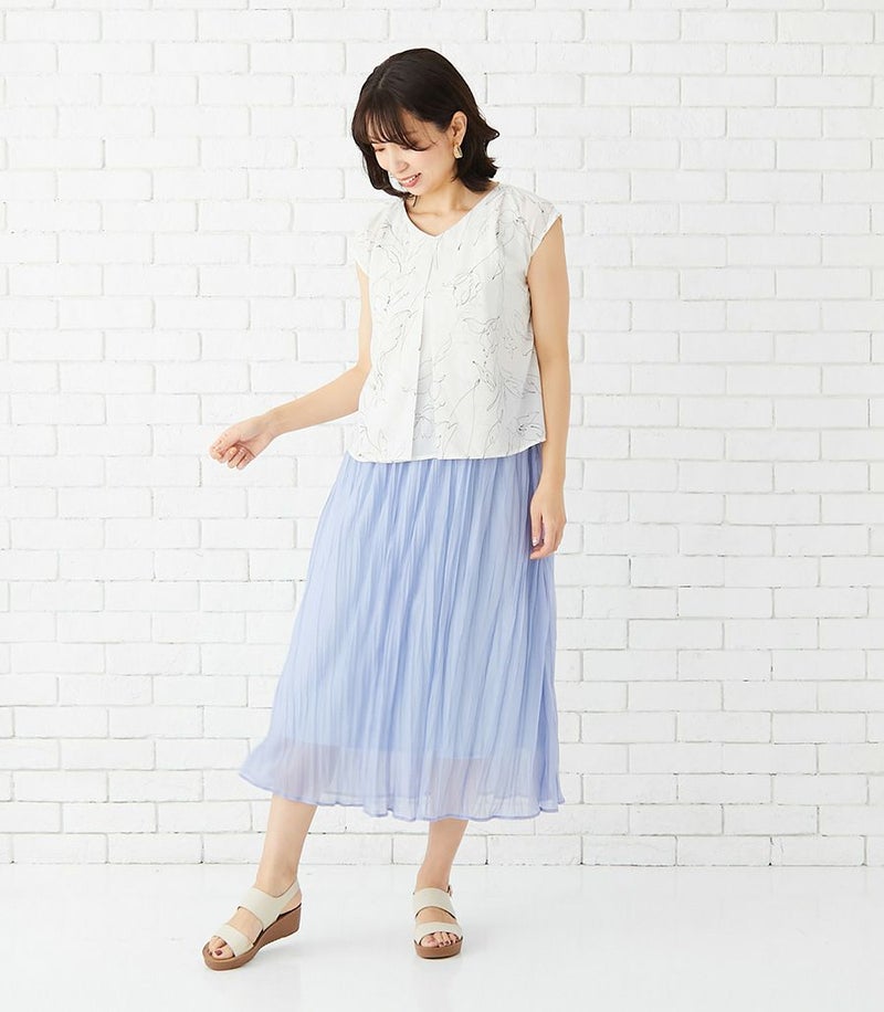 2wayセットアップワンピース 授乳服 マタニティ服 日本製