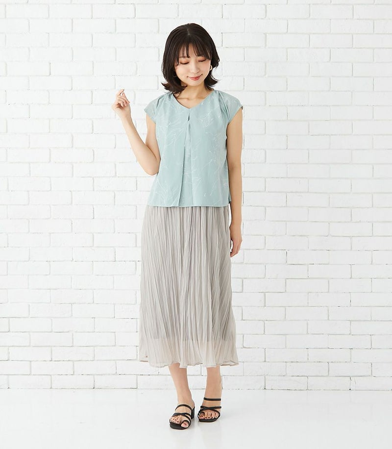 2wayセットアップワンピース 授乳服 マタニティ服 日本製