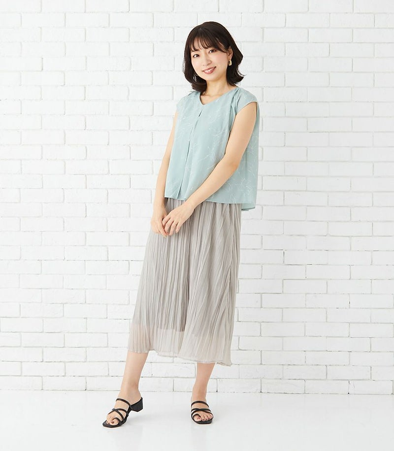 2wayセットアップワンピース 授乳服 マタニティ服 日本製