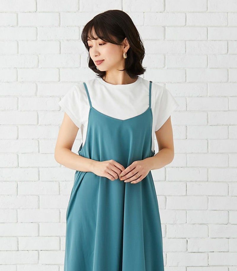 キャミワンピース(Tシャツ付き)★ 授乳服 マタニティ服 日本製