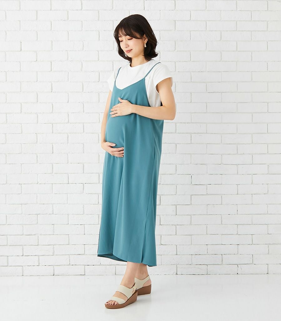キャミワンピース(Tシャツ付き)☆ 授乳服 マタニティ服 日本製 授乳服