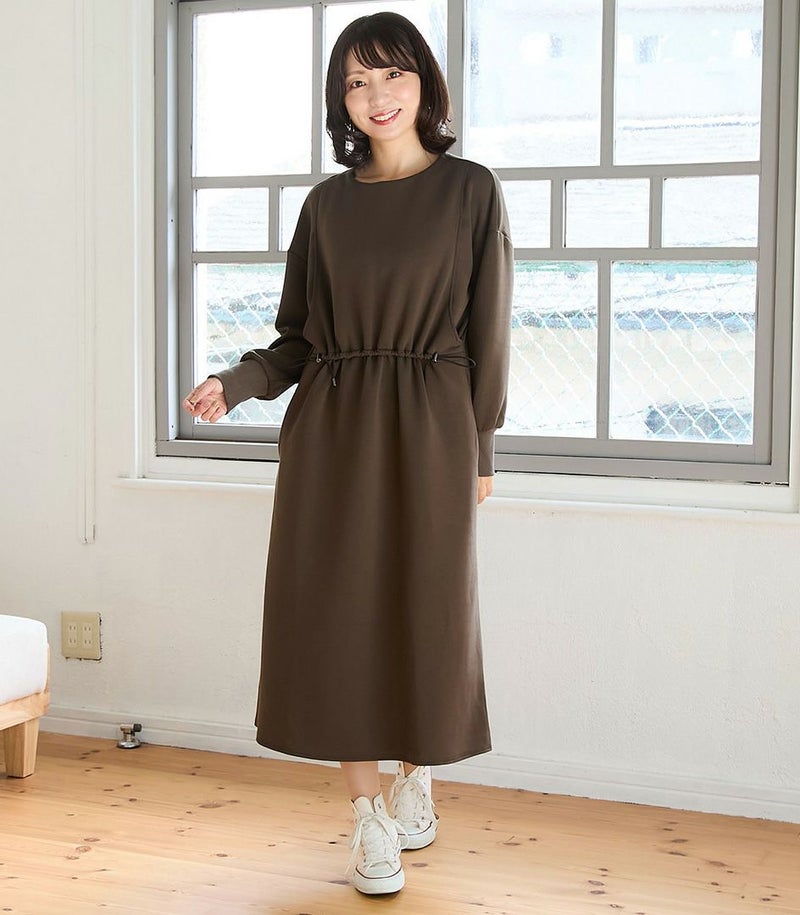 ドロストワンピース 授乳服 マタニティ服 日本製