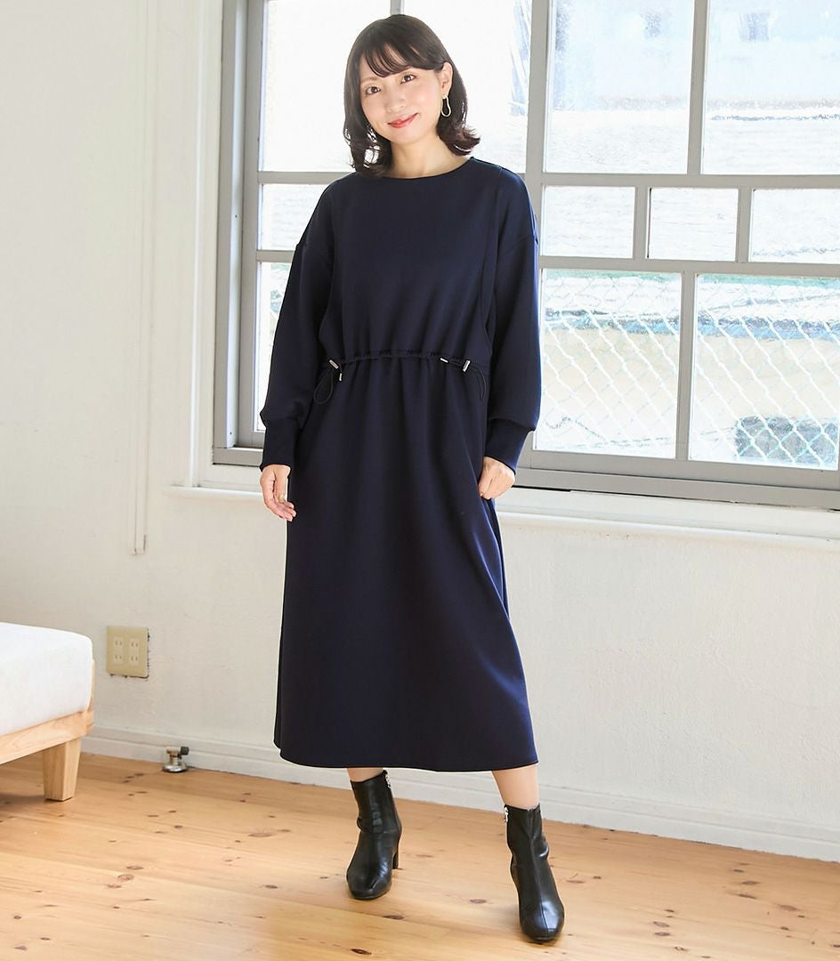 ドロストワンピース 授乳服 マタニティ服 日本製 授乳服 マタニティ服