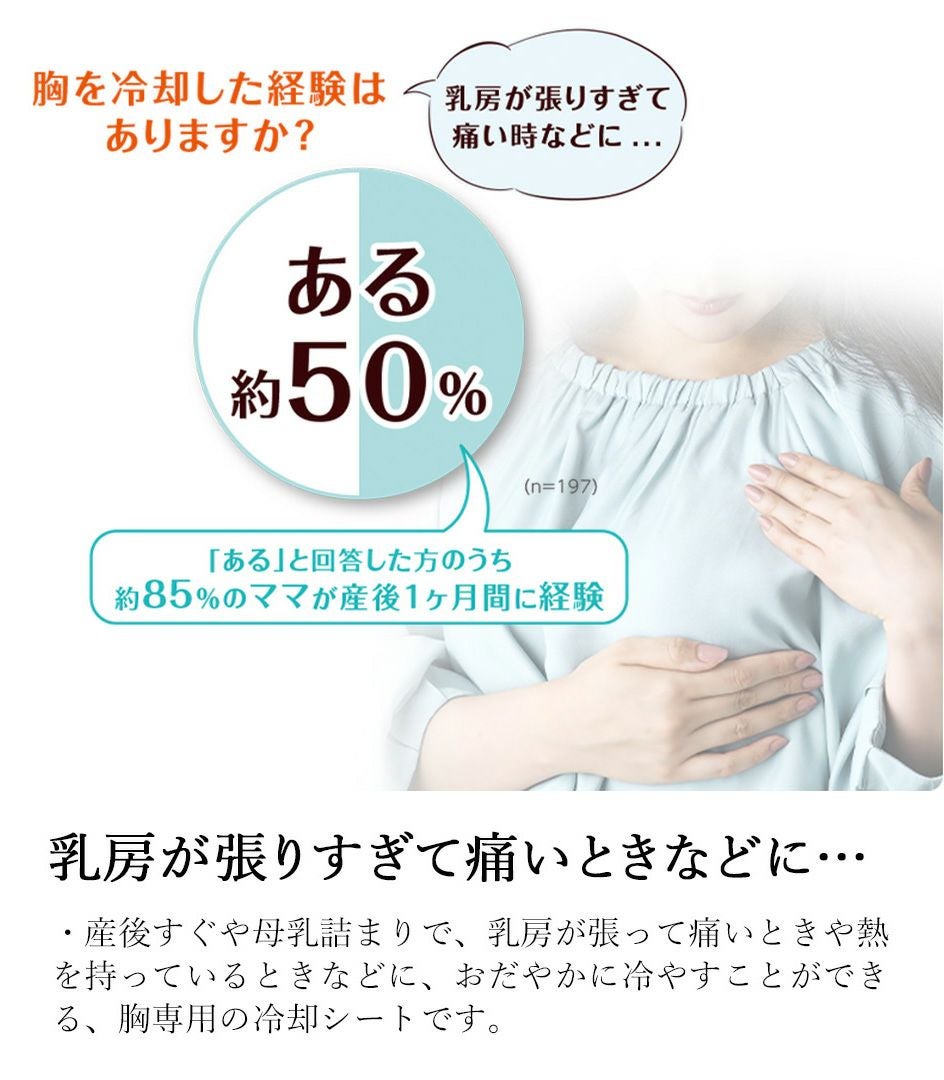 胸冷却シート dacco(ダッコ)【クーポン対象外】 | 授乳服・マタニティ