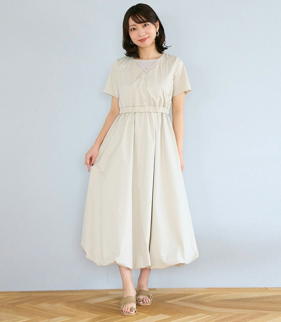 サマーセール 40%OFF】オーガニックバルーンワンピース 授乳服