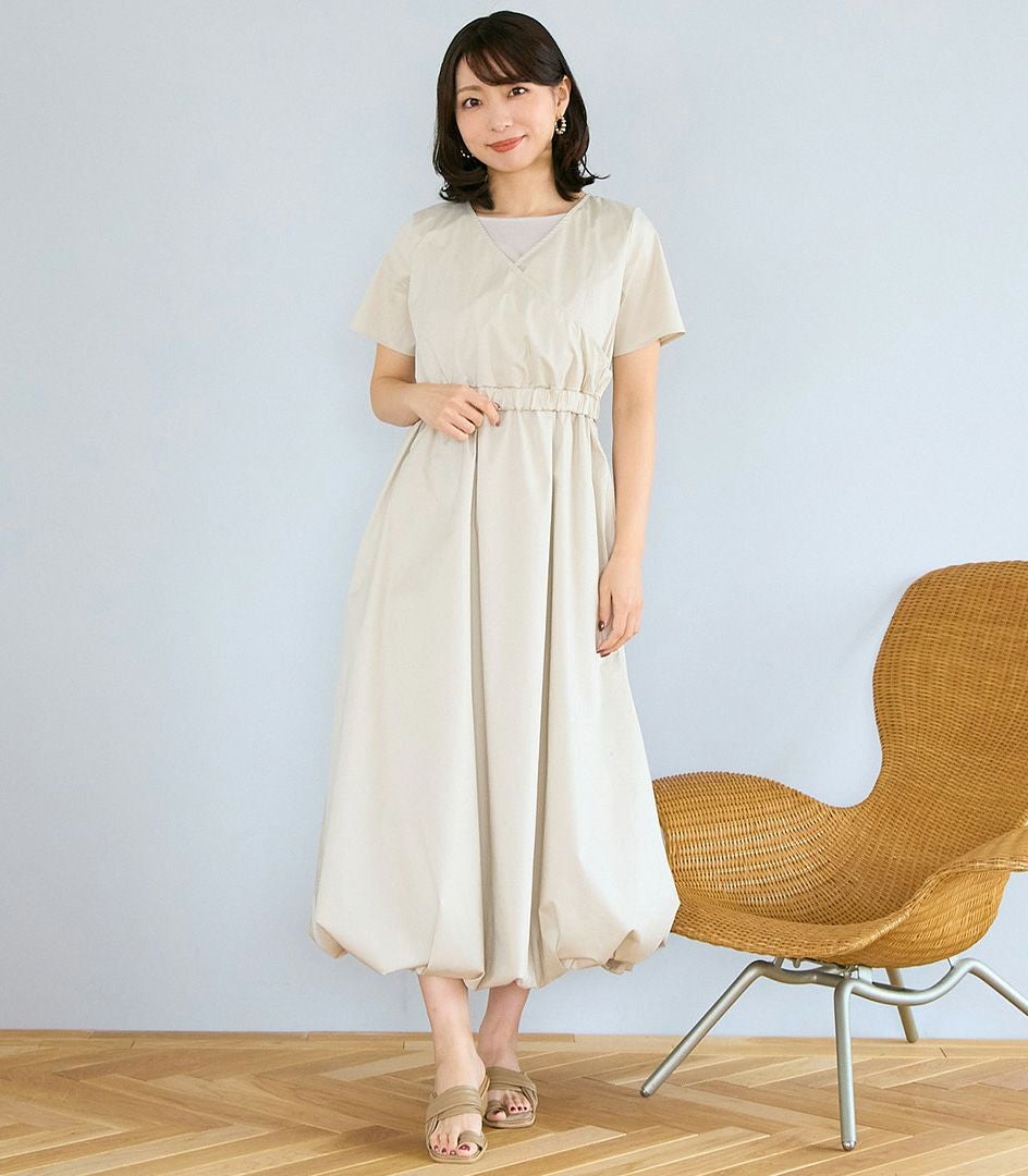 アウトレット特別価格】オーガニックバルーンワンピース 授乳服
