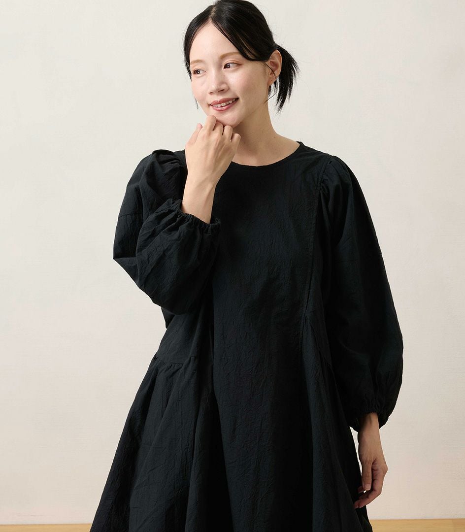 ふんわりギャザーチュニックブラウス 授乳服 マタニティ服 日本製 授乳