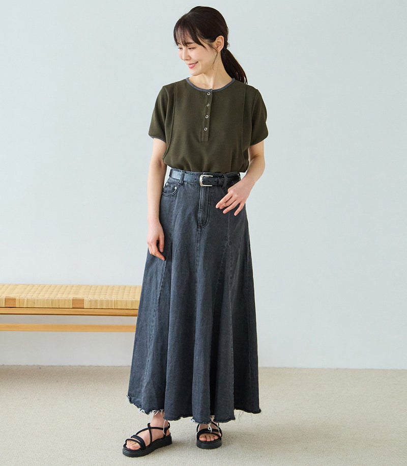 ワッフルTシャツ 授乳服 日本製