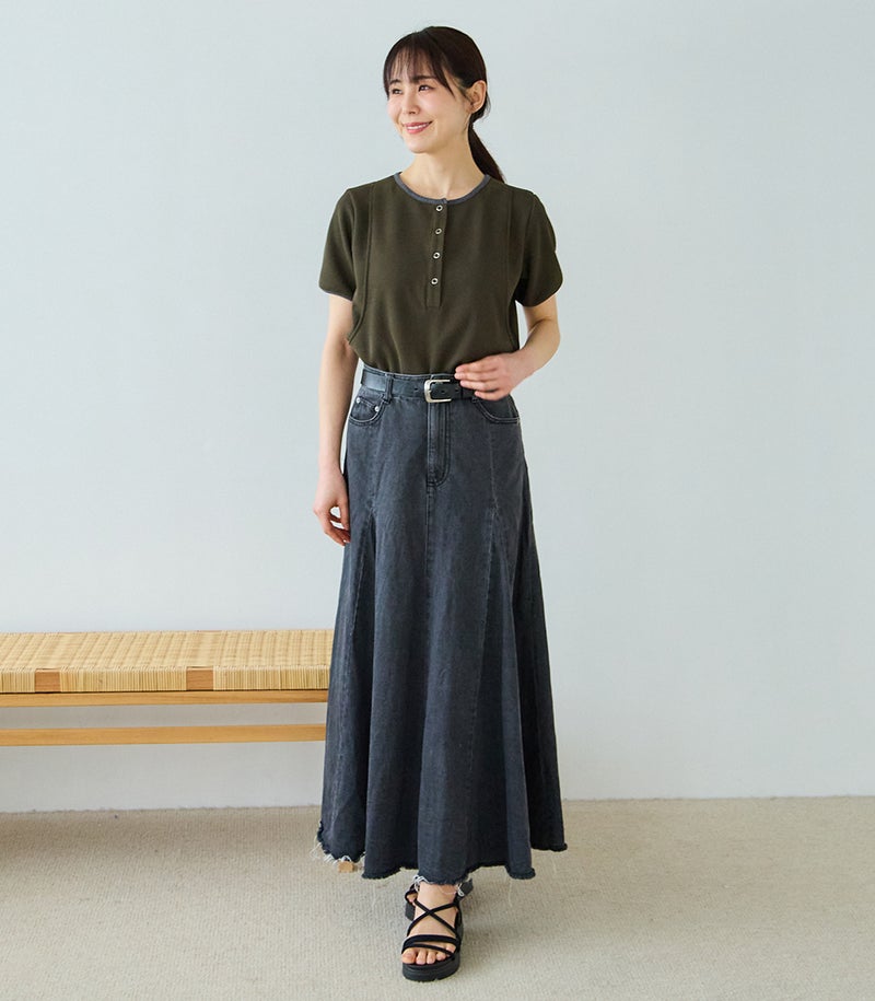 ワッフルTシャツ 授乳服 日本製